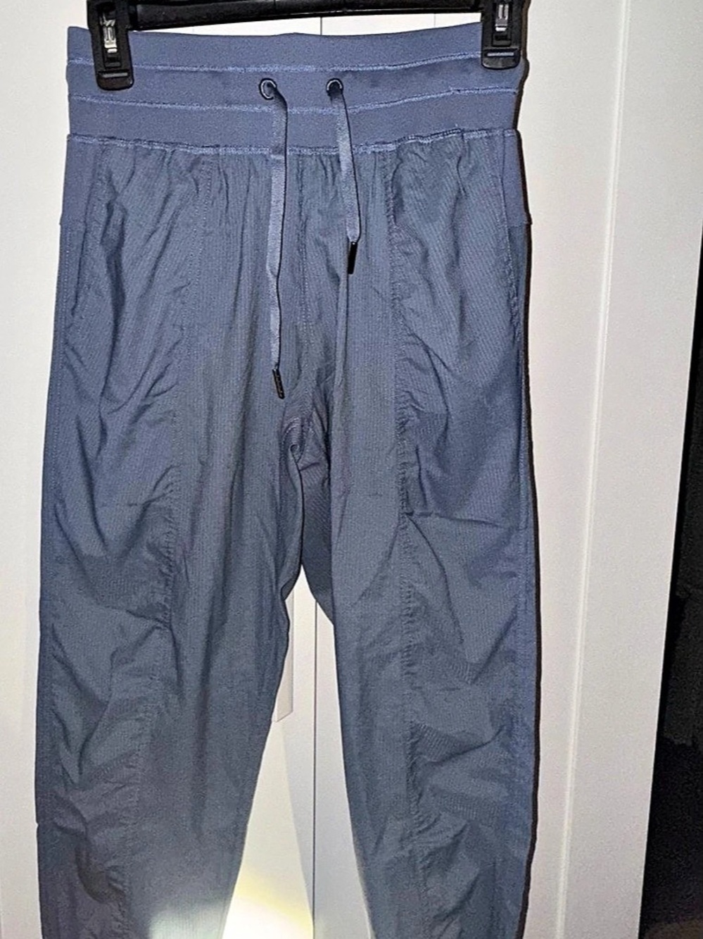 Lululemon Dance Studio Joggers Size 6 Muted Blue Gray Drawstring Athleisure